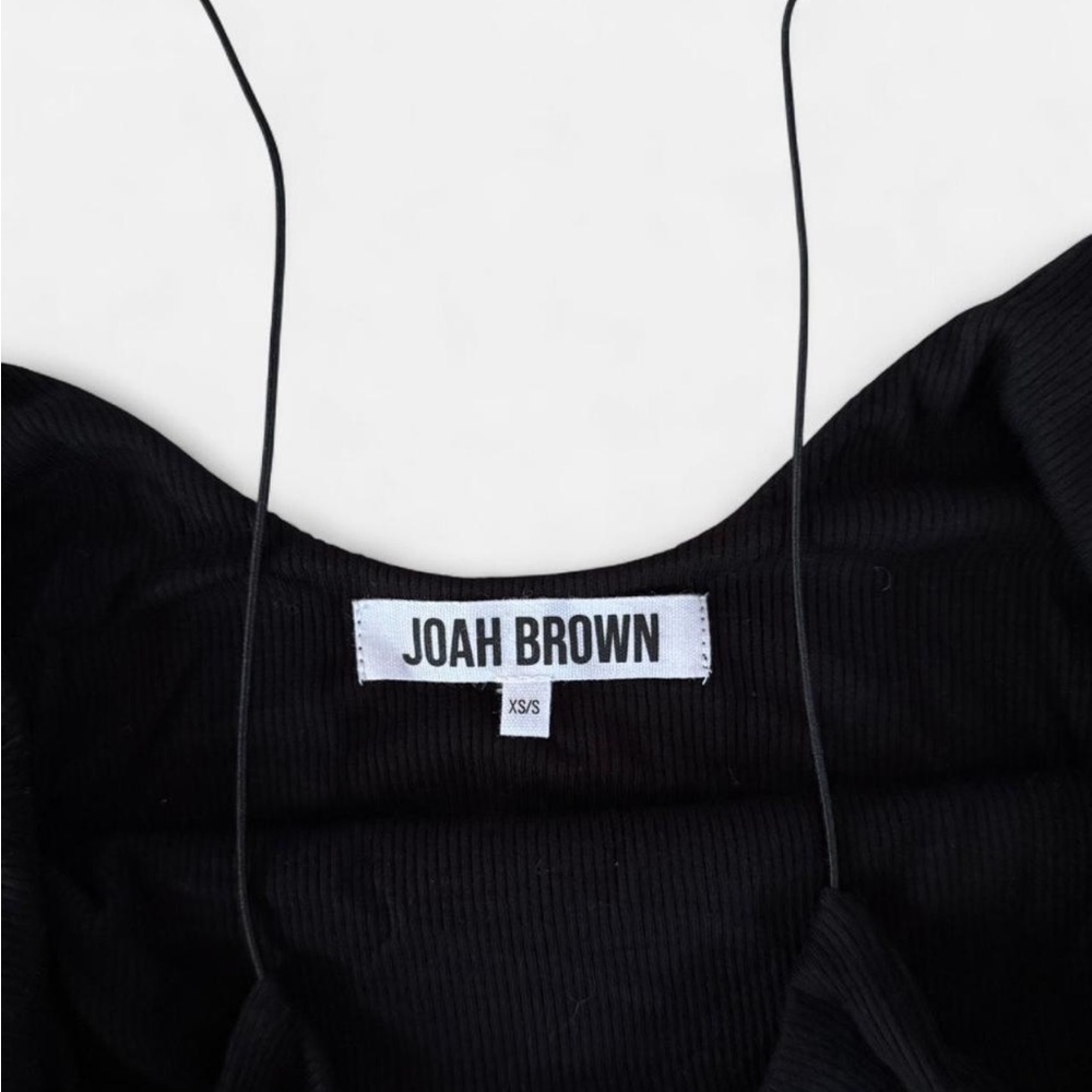 Joah Brown Black Midi Dress - Picture 5 of 5